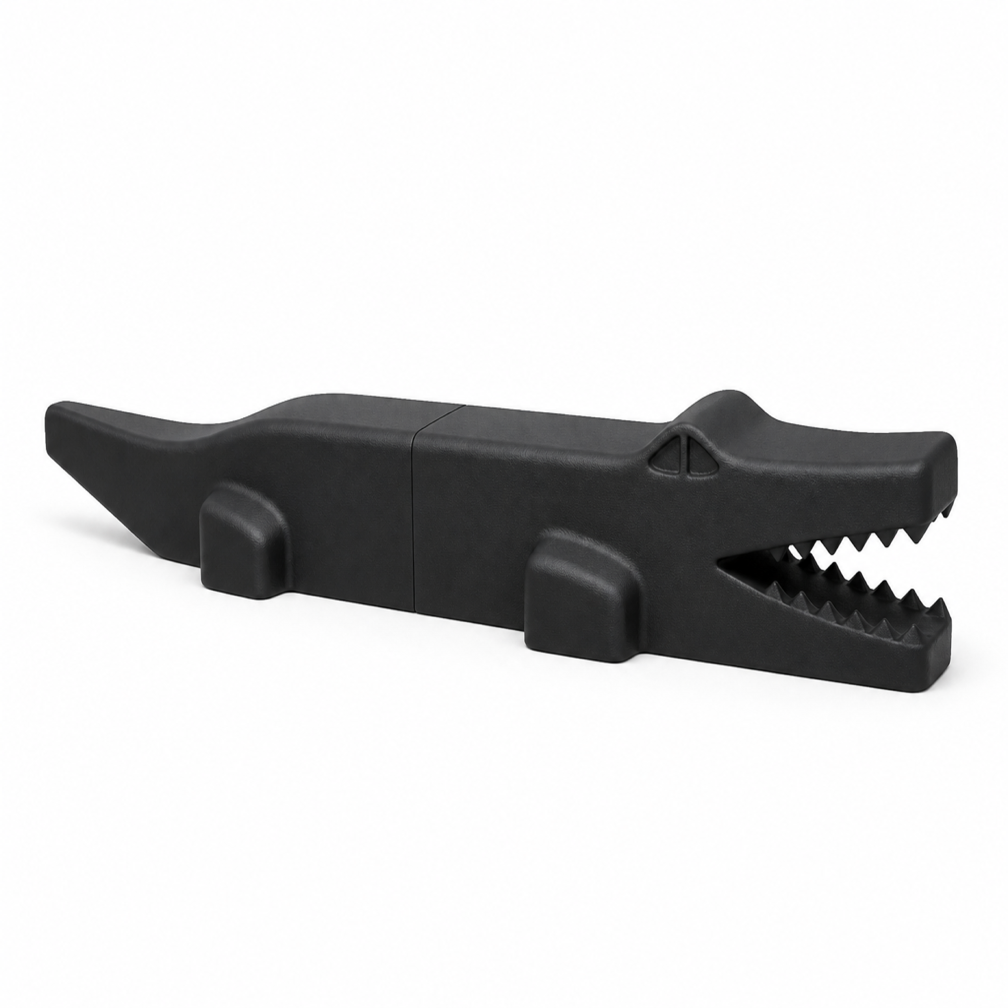 Krokodil Art Object - Black