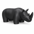 Rhino Art Object - Black