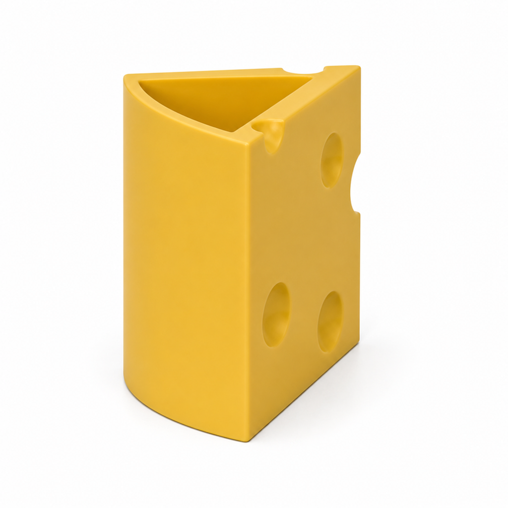 Cheese Slice Vase - Yellow - image 2