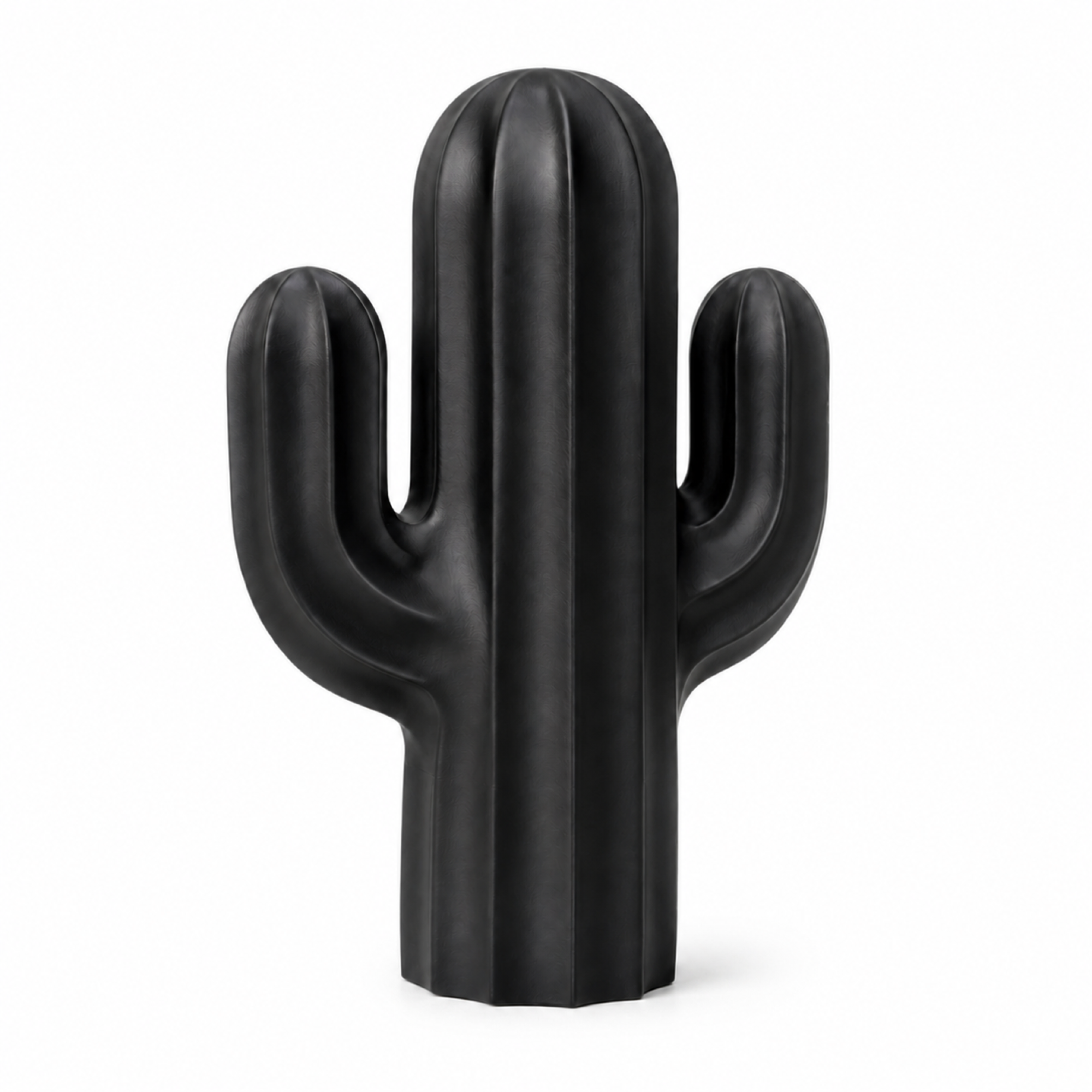 Cactus Art Object - Black
