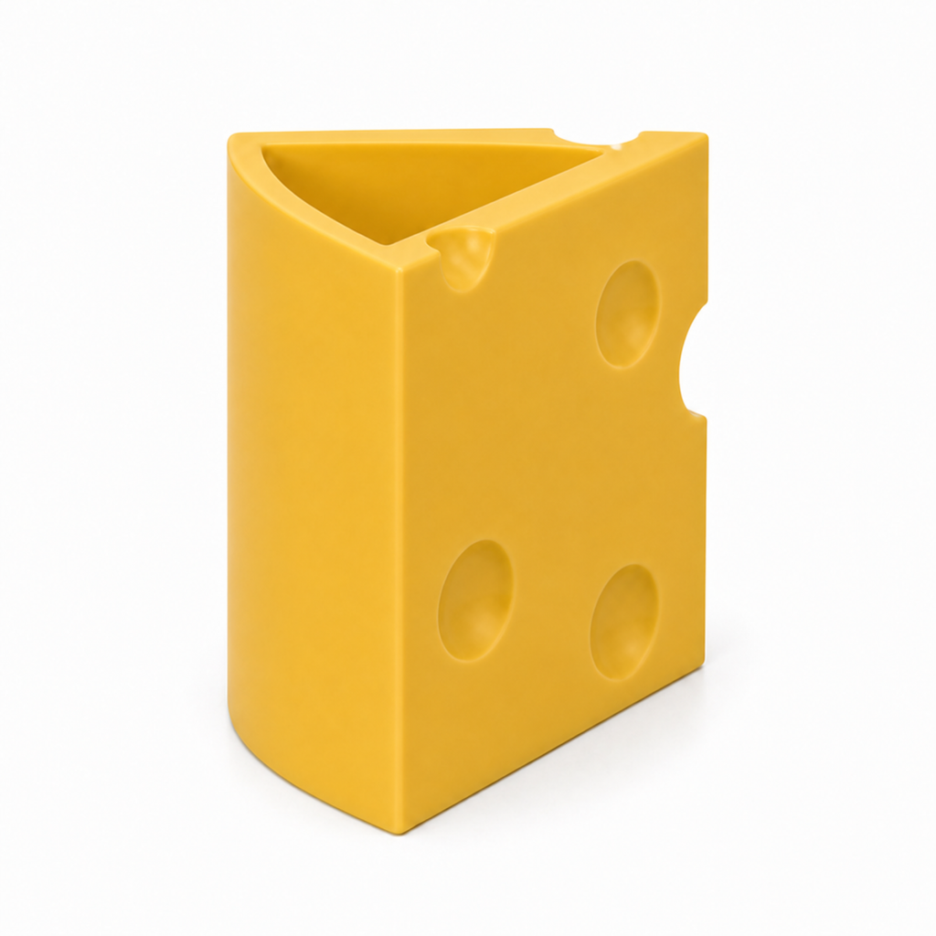 Cheese Slice Vase - Yellow - image 3