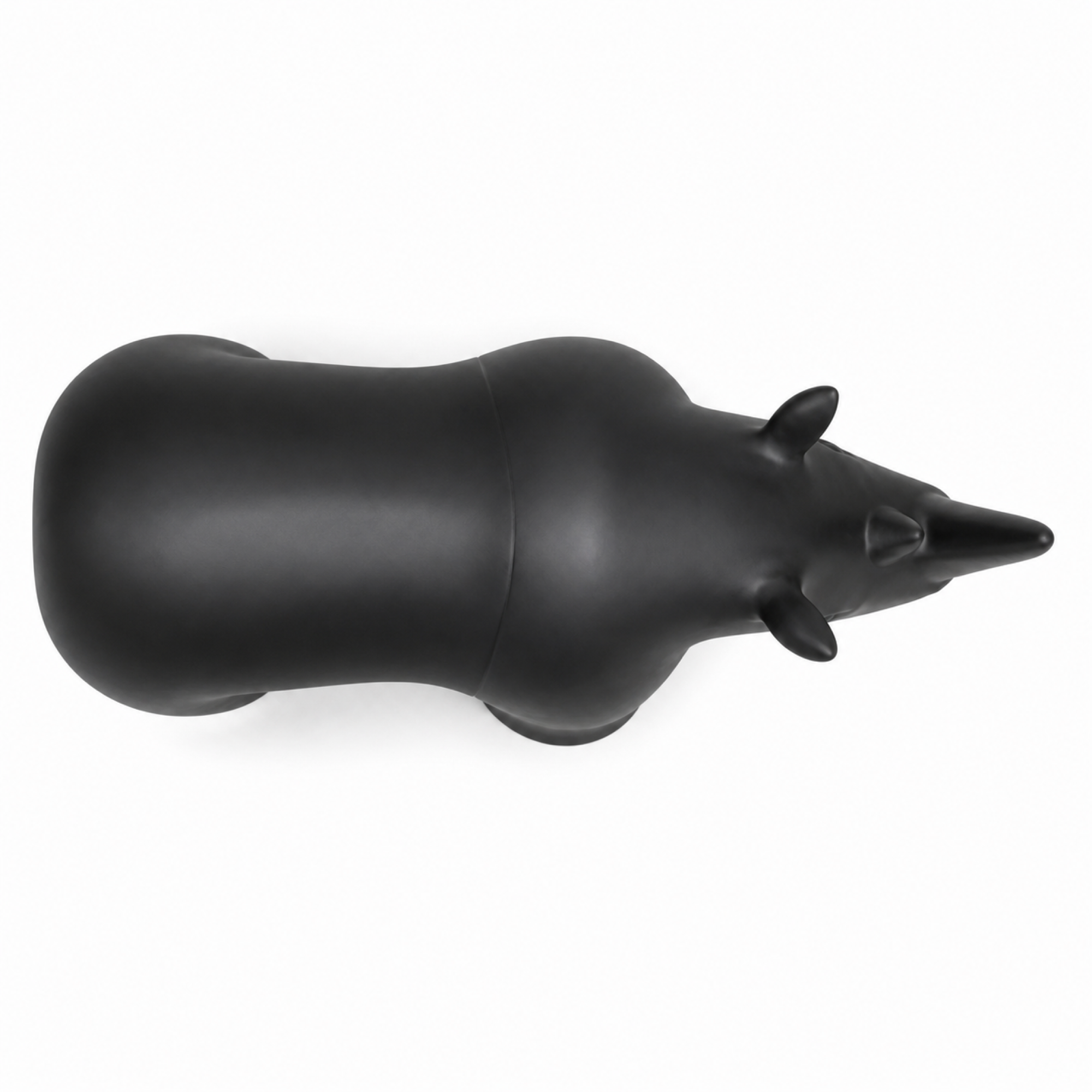 Rhino Art Object - Black