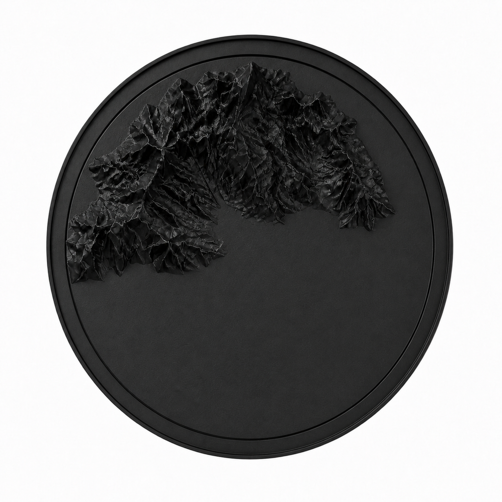 Mountain side table - Black