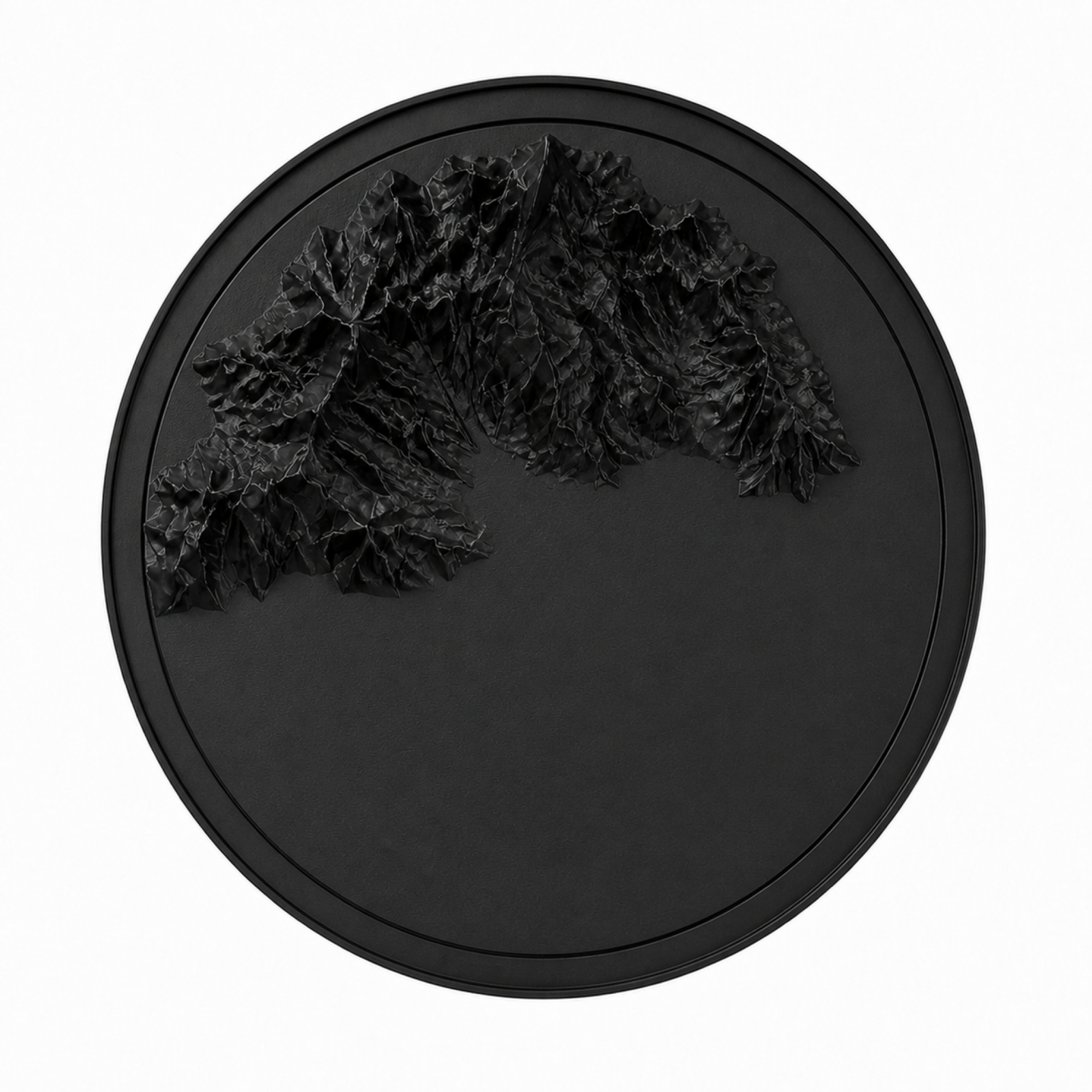 Mountain side table - Black