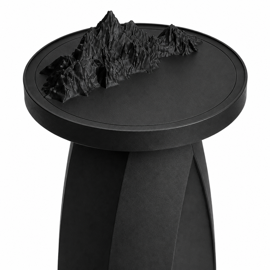 Mountain side table - Black