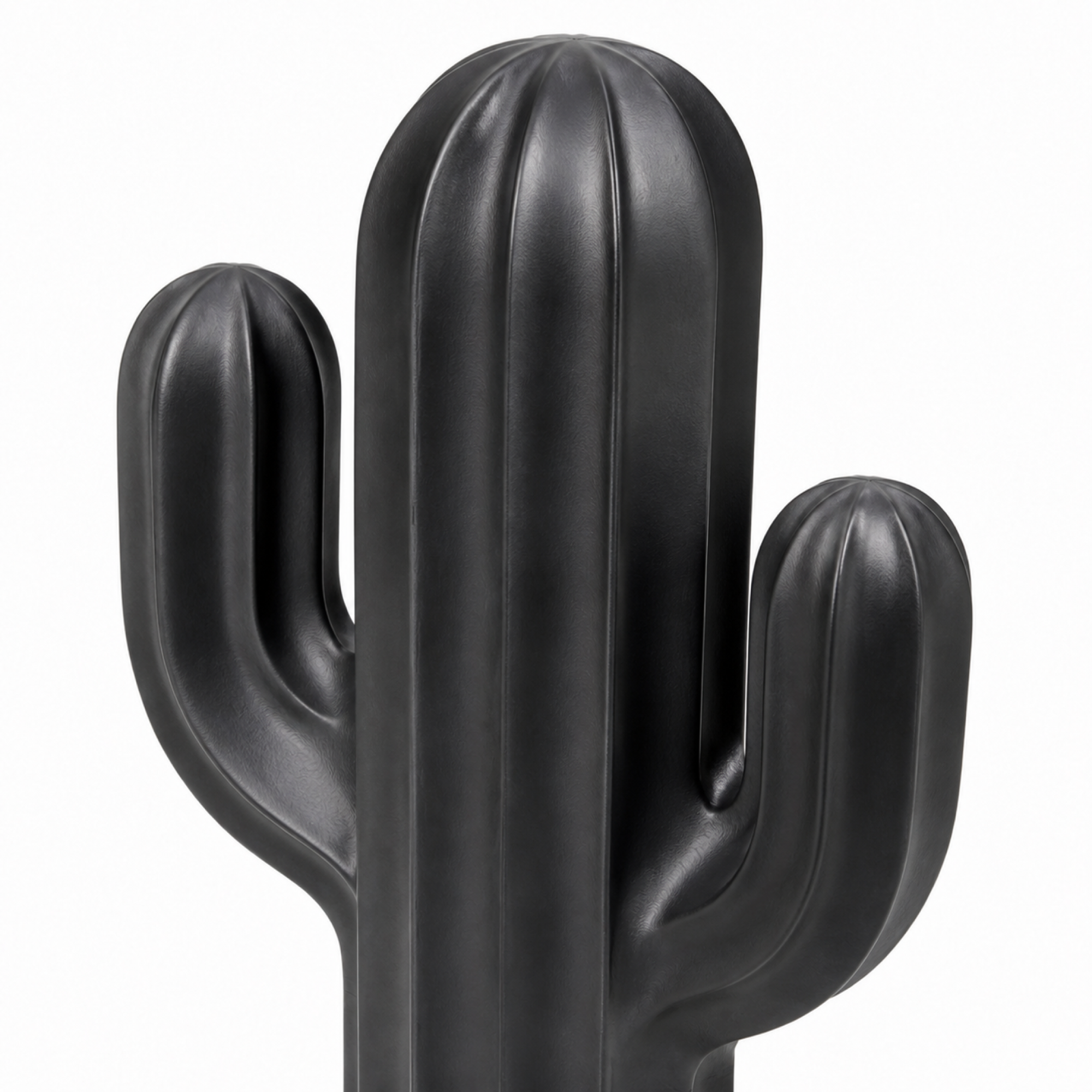 Cactus Art Object - Black
