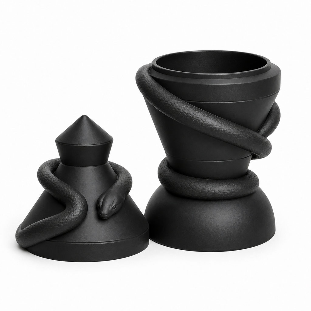 Royal Snake Center Piece - Black