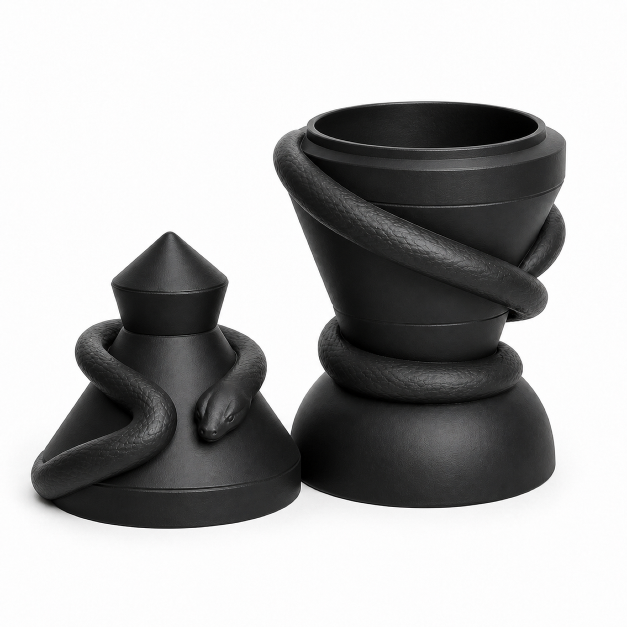 Royal Snake Center Piece - Black