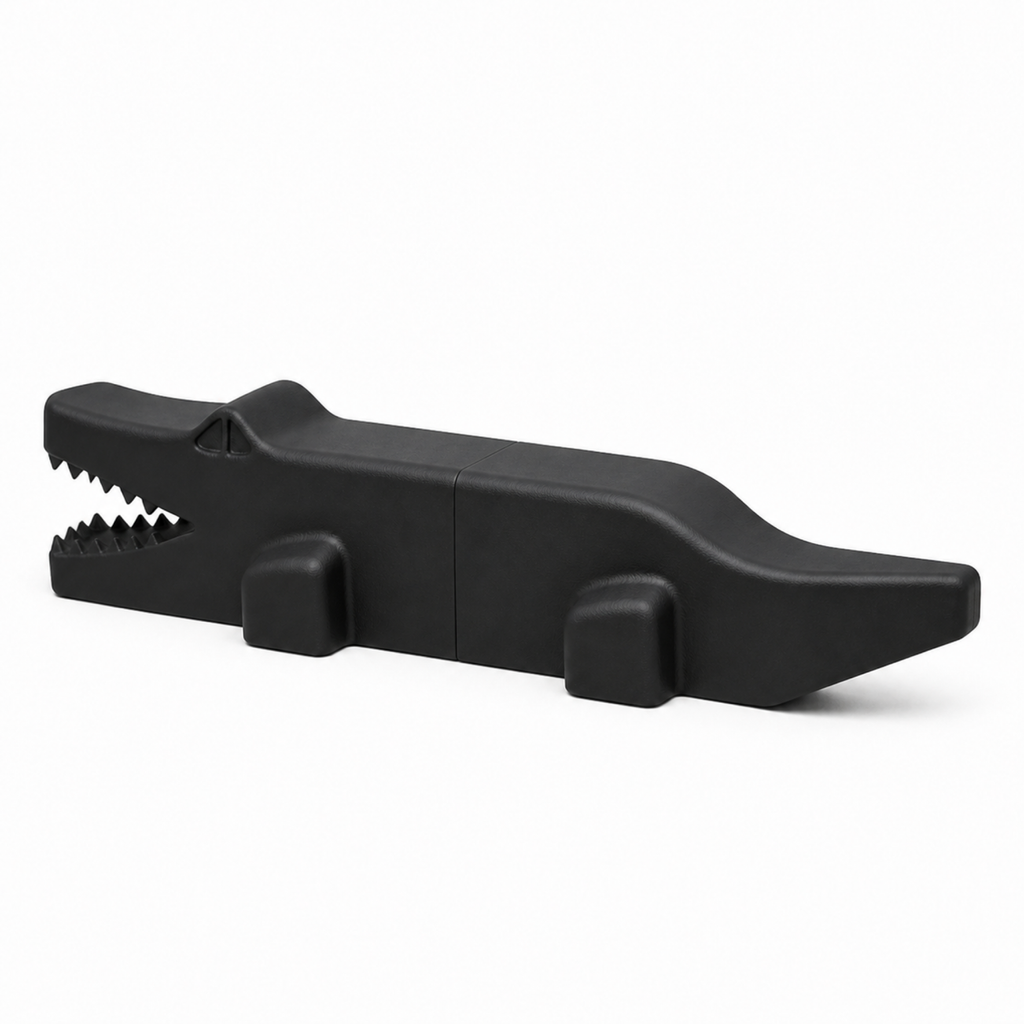 Krokodil Art Object - Black