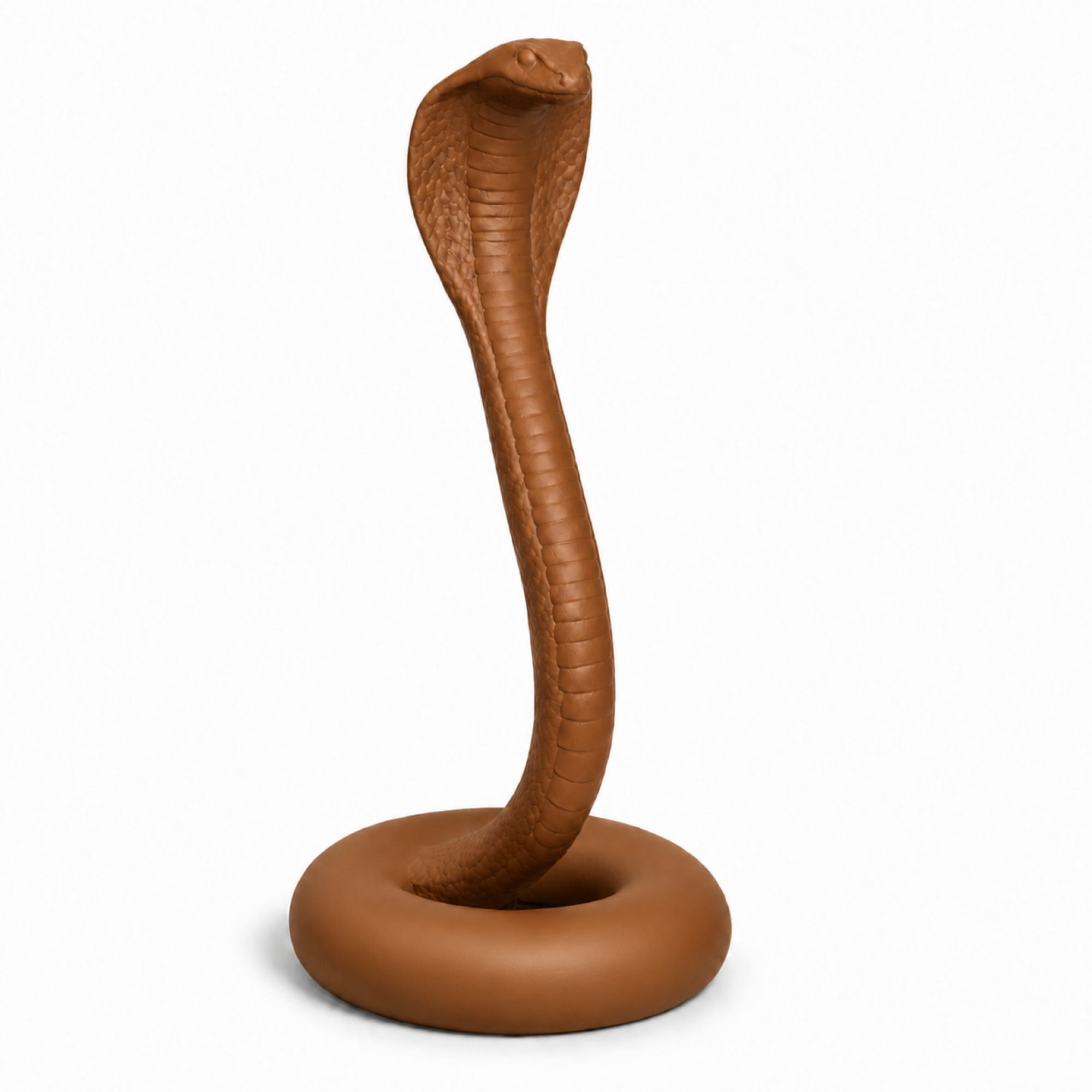 Cobra Art Object - Brown