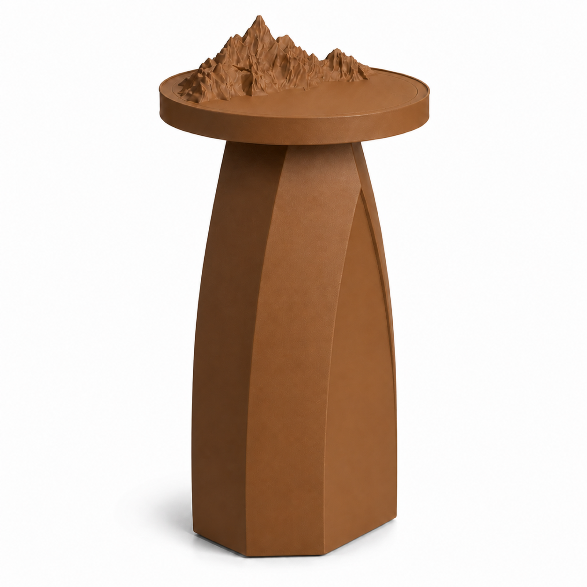 Mountain side table - Brown