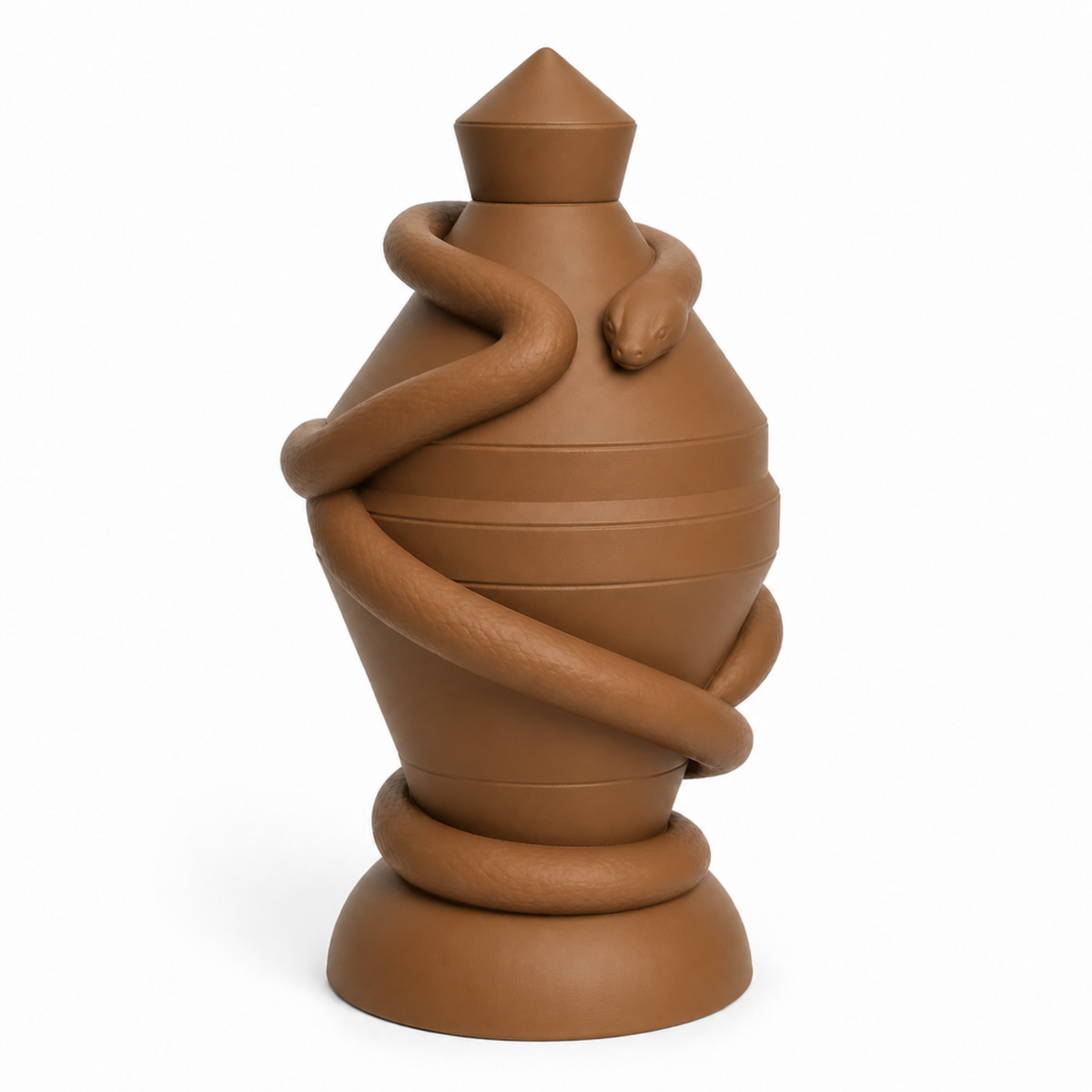 Royal Snake Center Piece - Brown