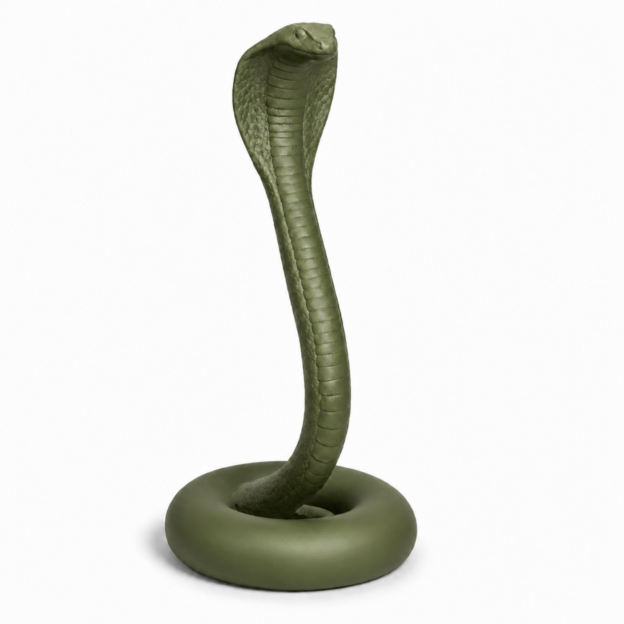 Cobra Art Object - Moss Green