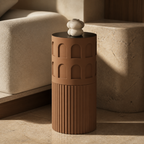 Colloseum Side Table - Brown