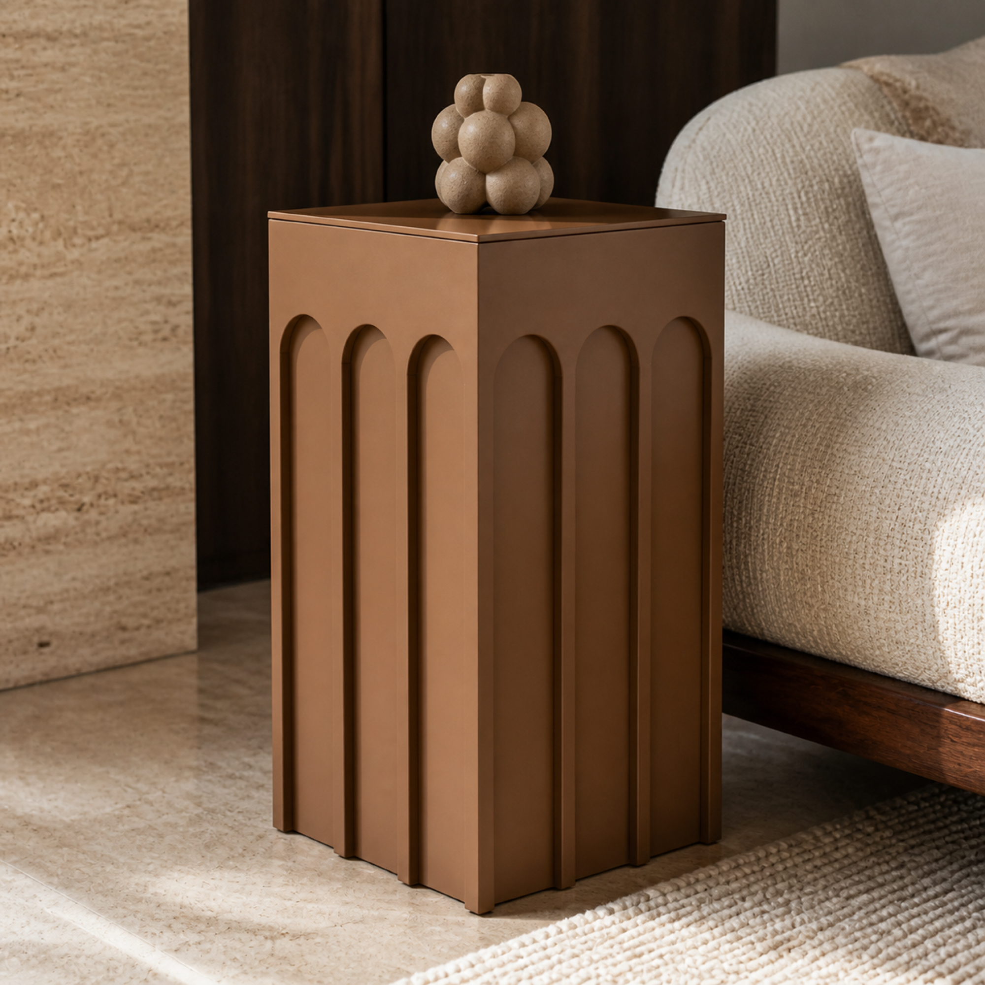 Imperium Side Table - Brown