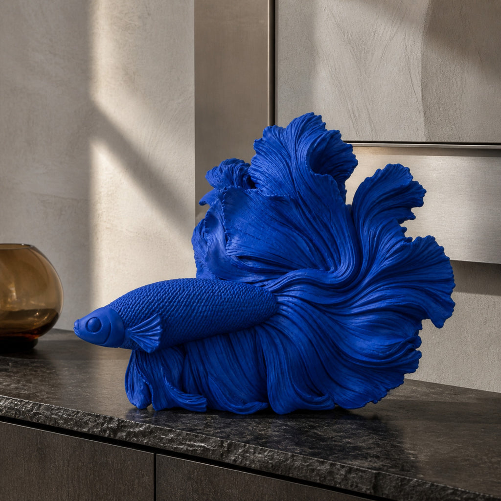 Betta Fish Art Object - Royal Blue