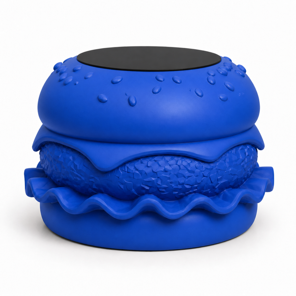 Hamburger Coffee Table - Royal Blue