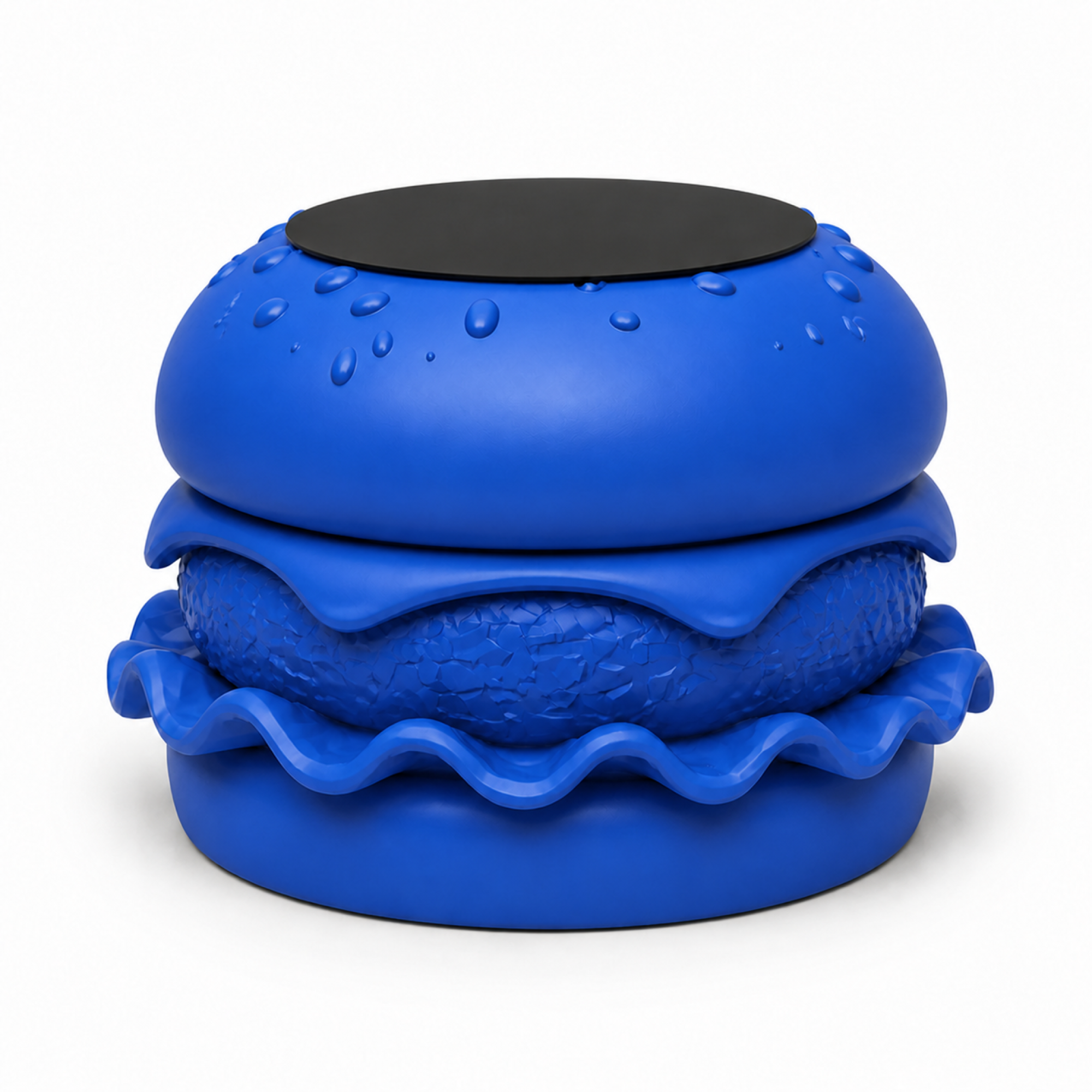 Hamburger Coffee Table - Royal Blue
