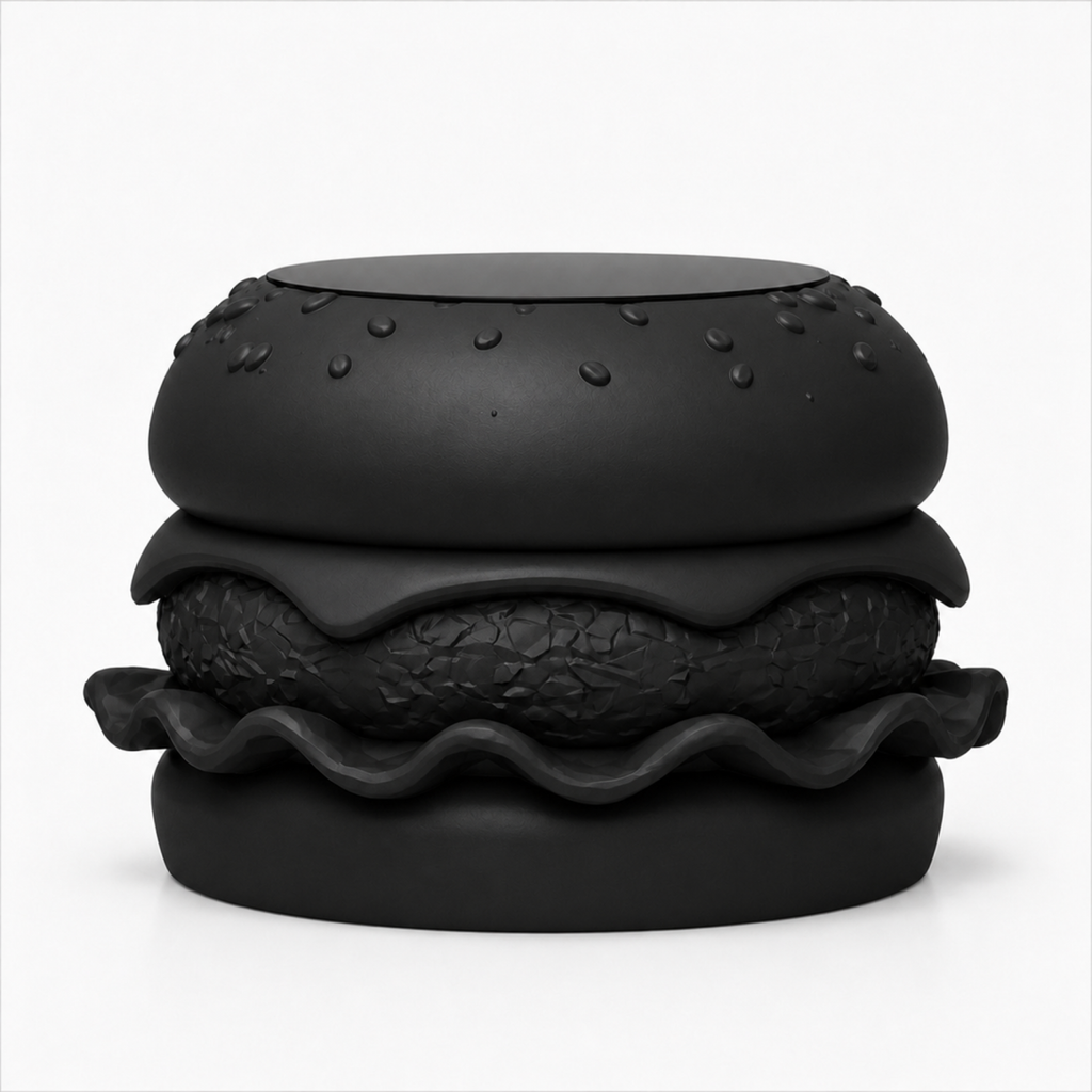 Hamburger Coffee Table - Black