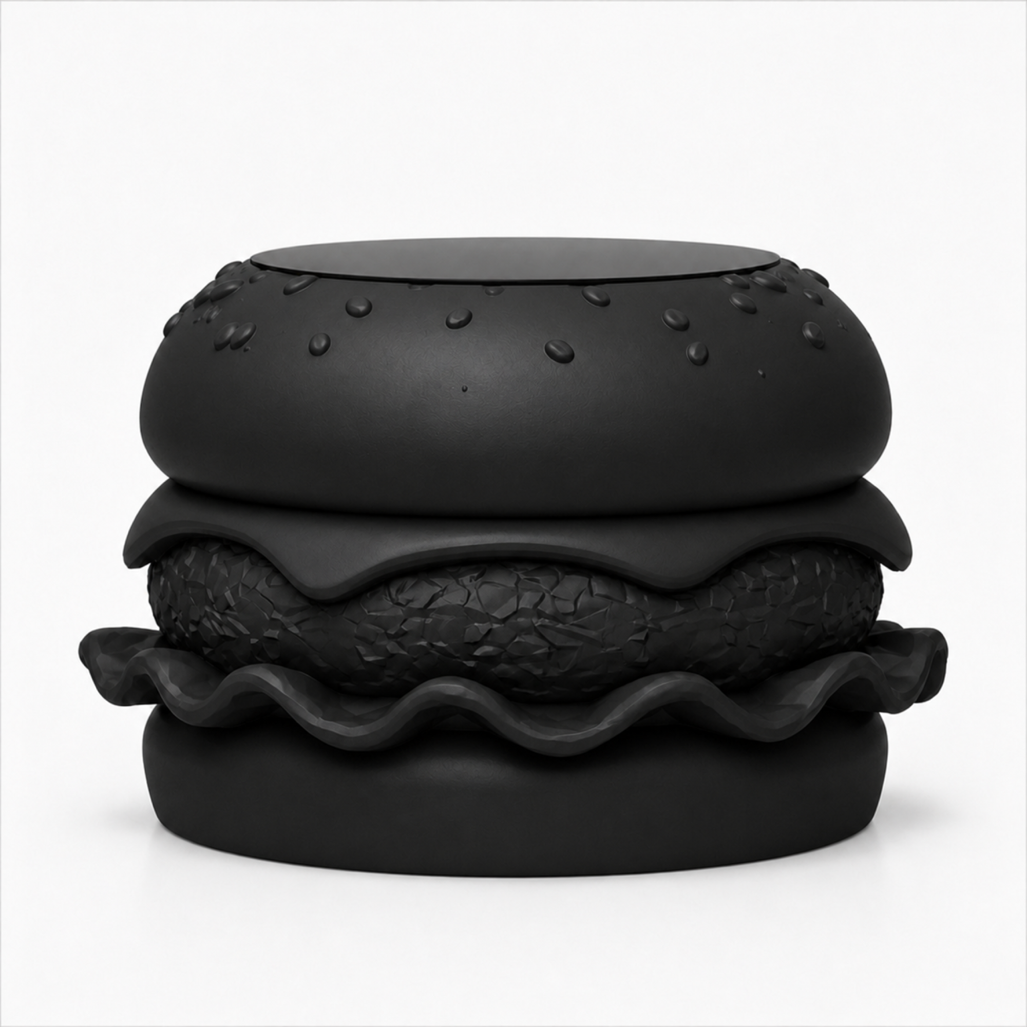 Hamburger Coffee Table - Black