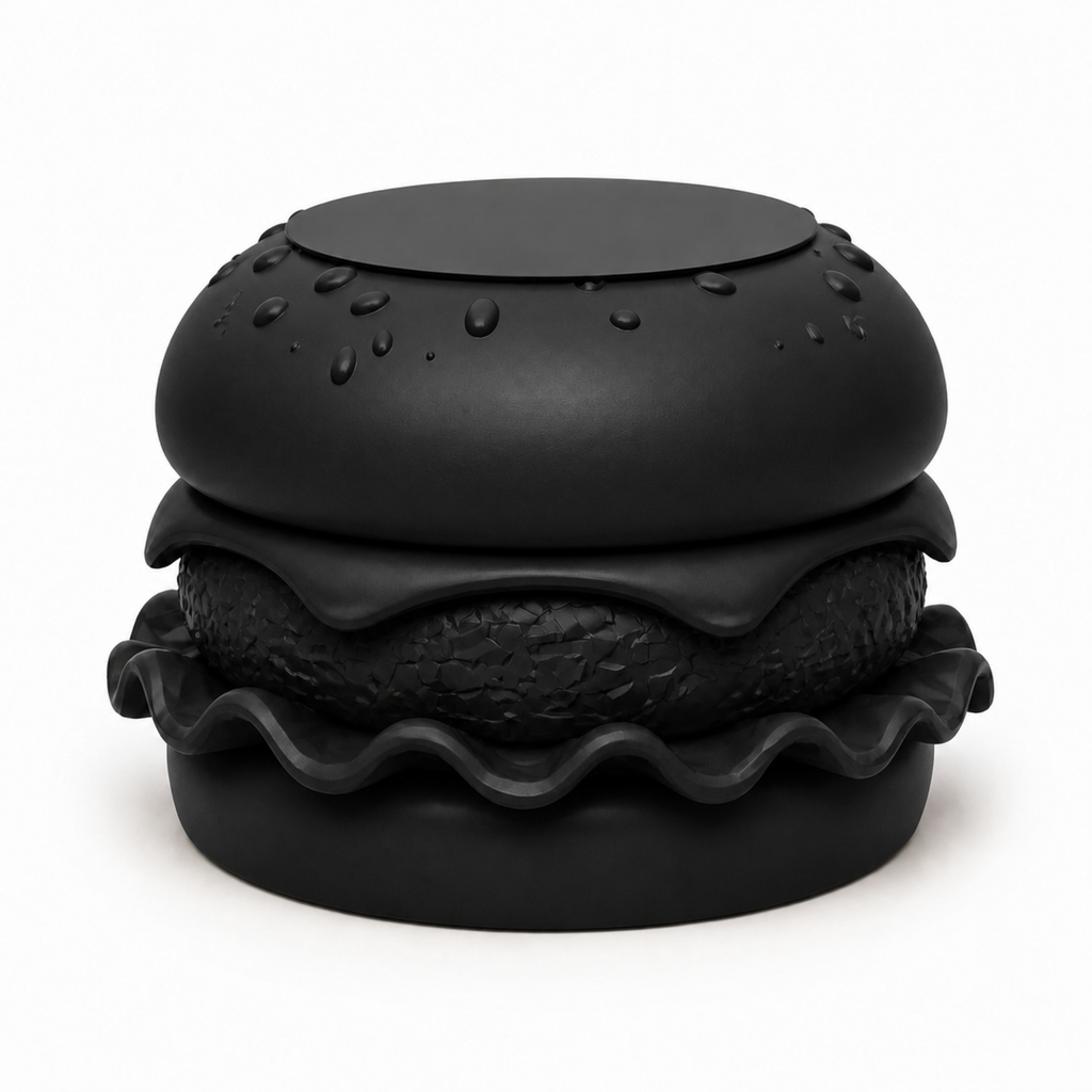 Hamburger Coffee Table - Black