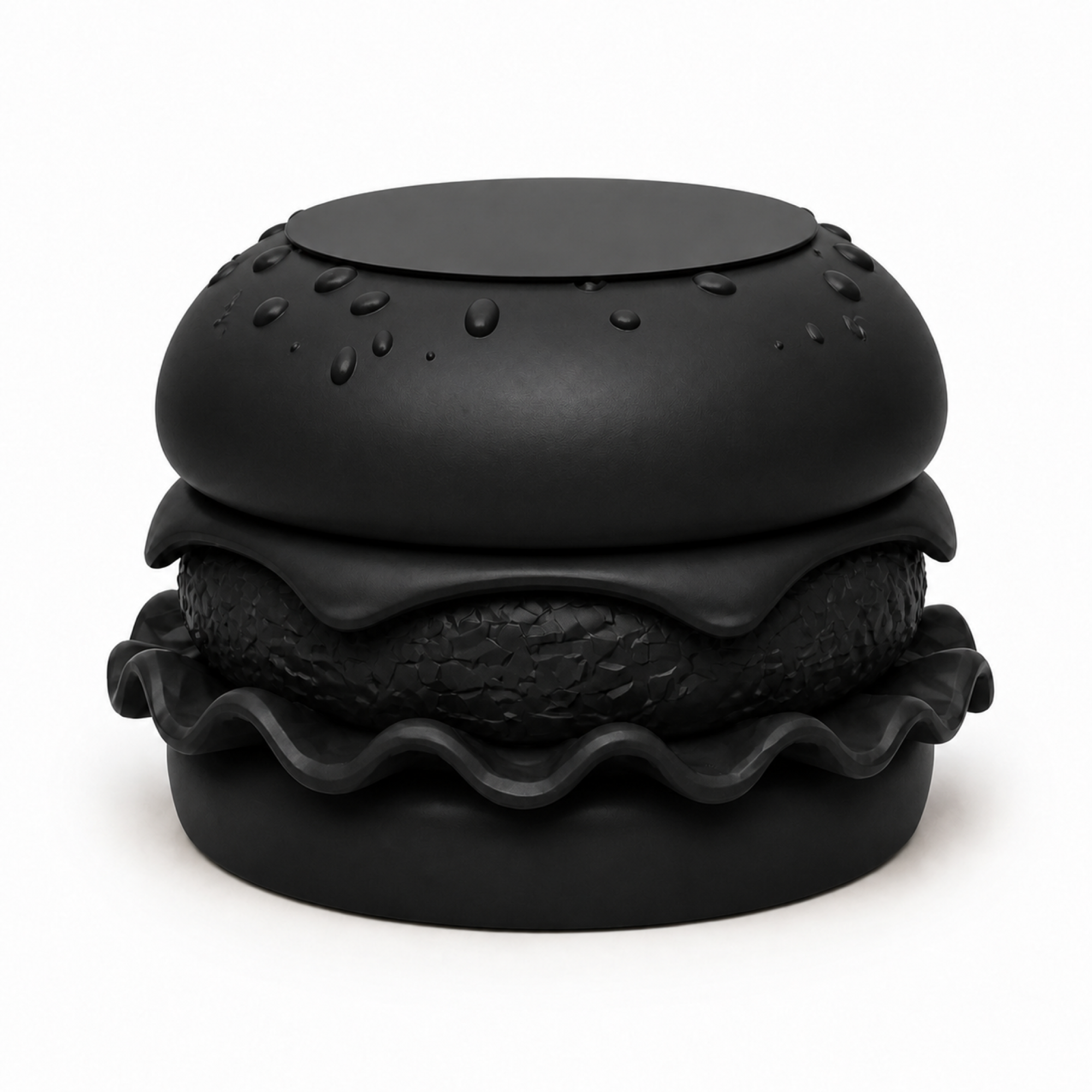 Hamburger Coffee Table - Black