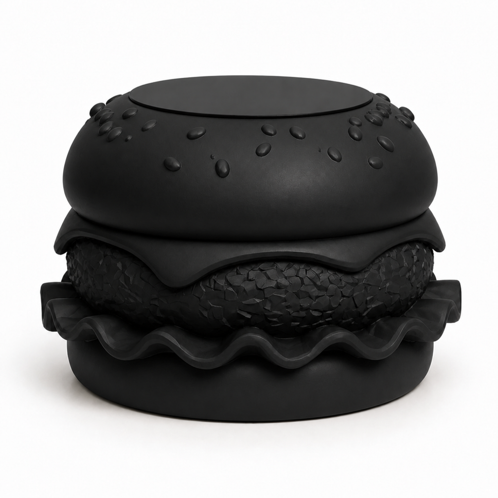 Hamburger Coffee Table - Black