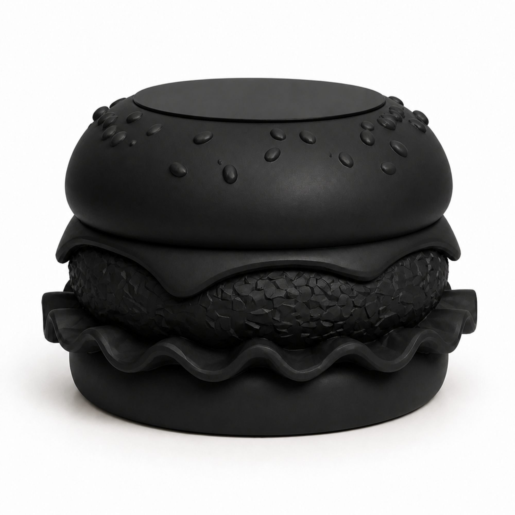 Hamburger Coffee Table - Black