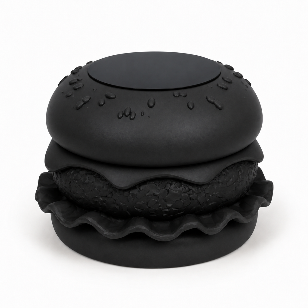 Hamburger Coffee Table - Black