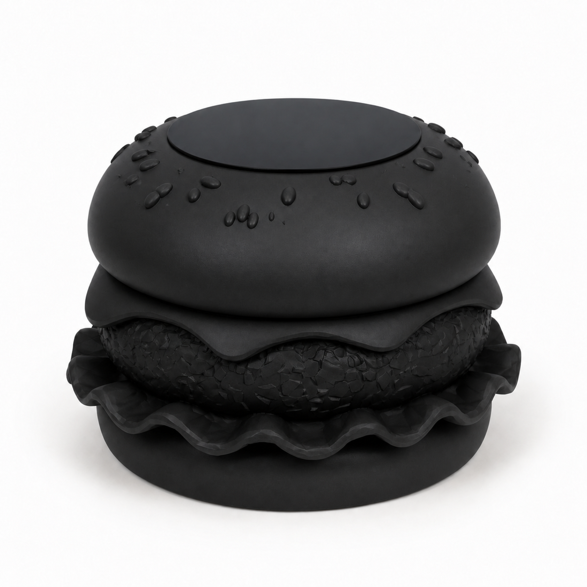 Hamburger Coffee Table - Black