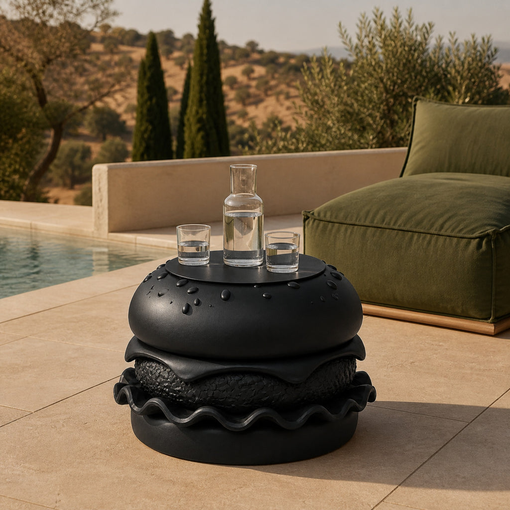 Hamburger Coffee Table - Black