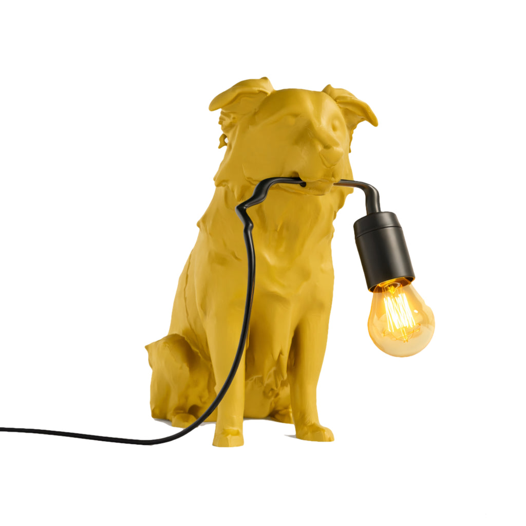 Border Collie table lamp