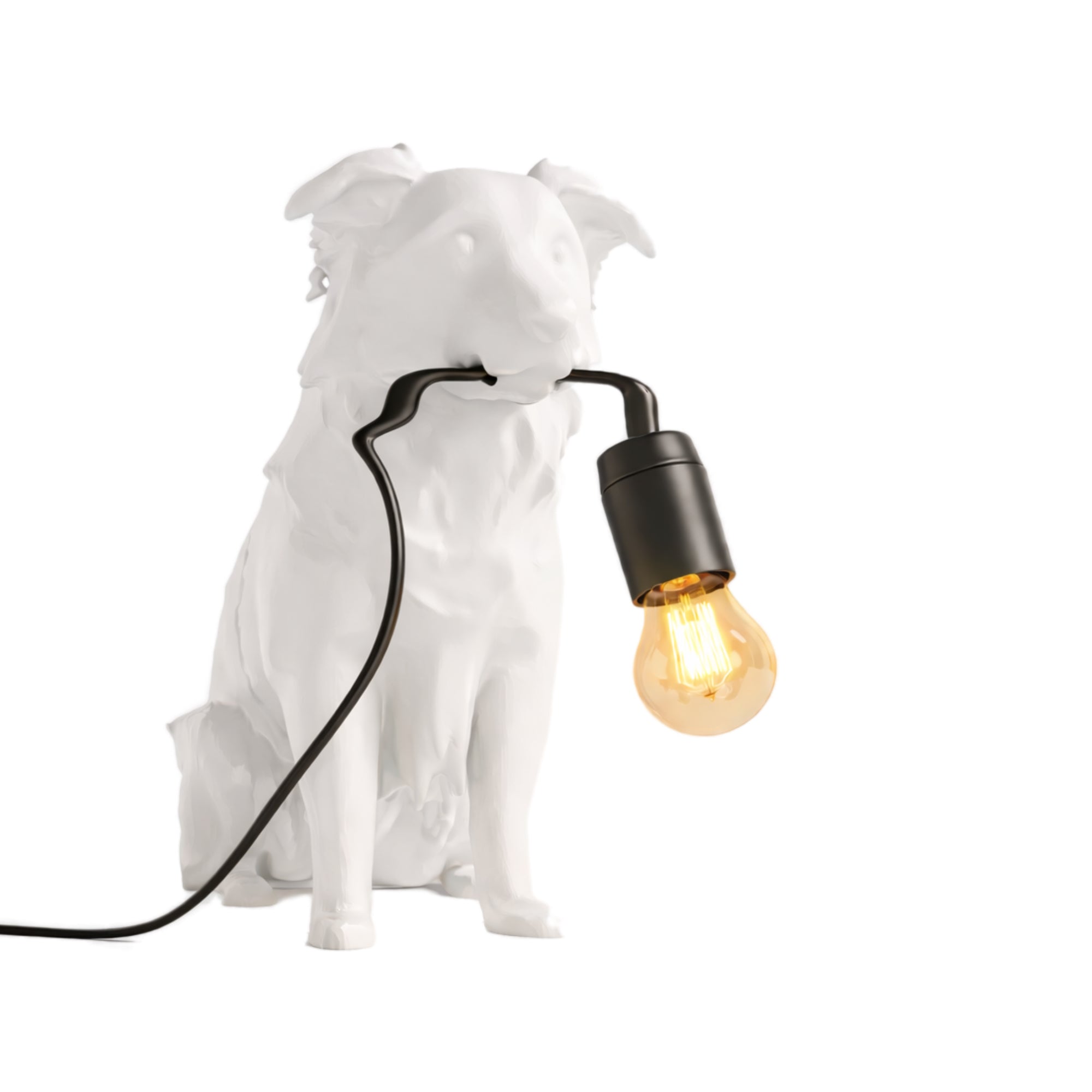 Border Collie table lamp