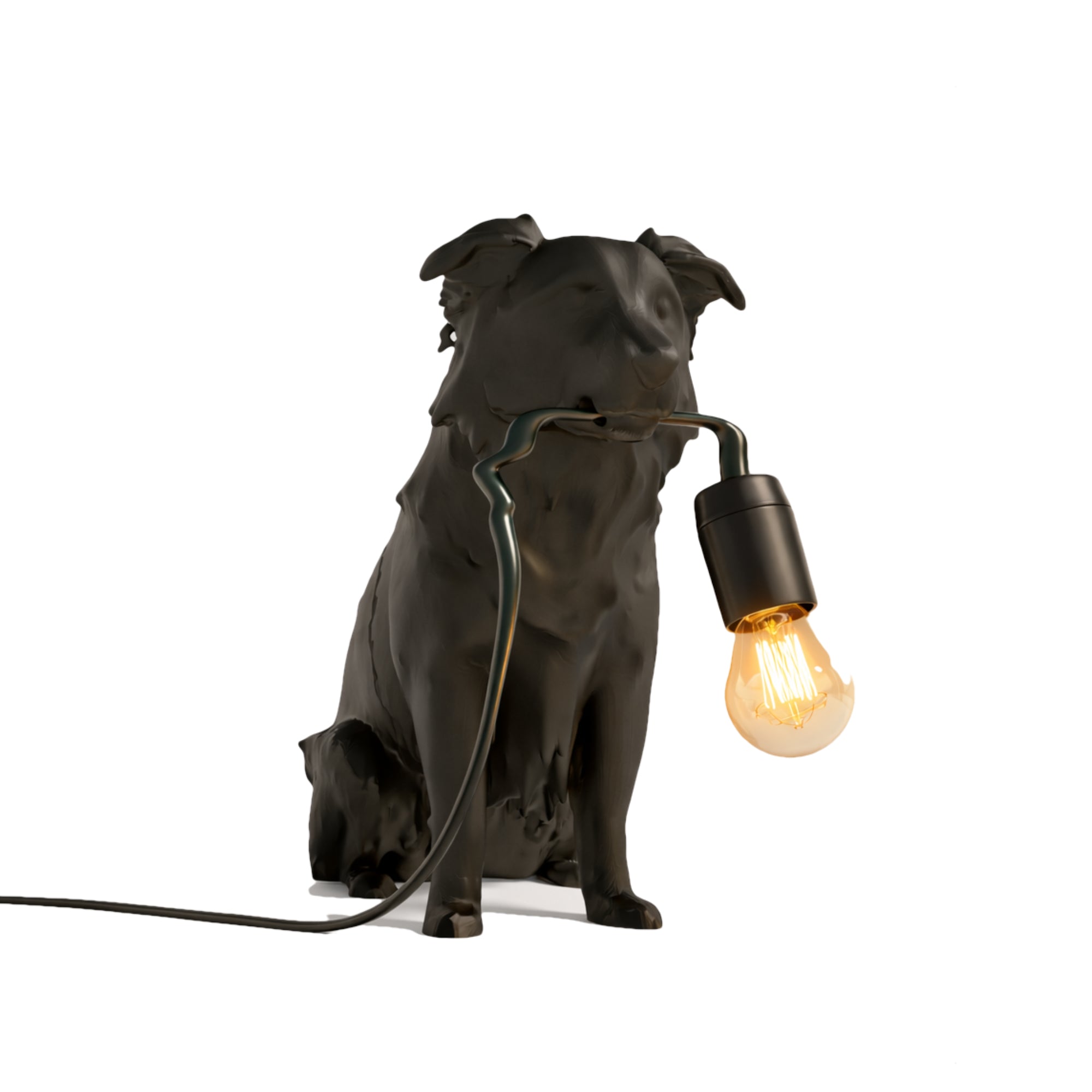 Border Collie table lamp