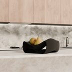 Fano fruttiera moderna design edizione nera