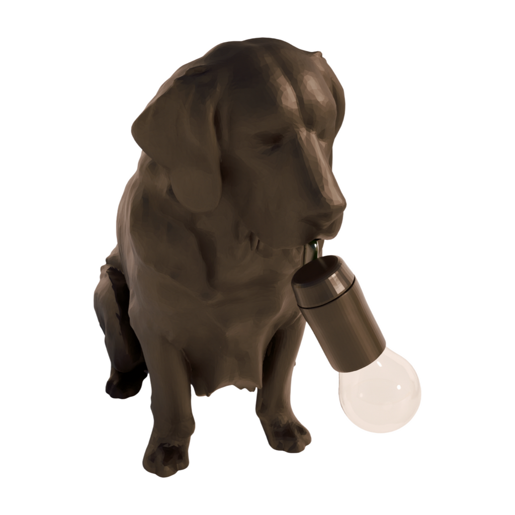 Golden Retriever table lamp