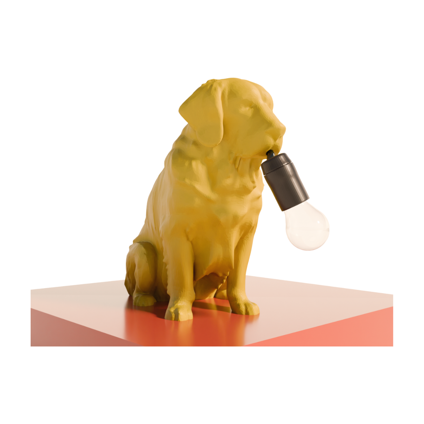Golden Retriever table lamp