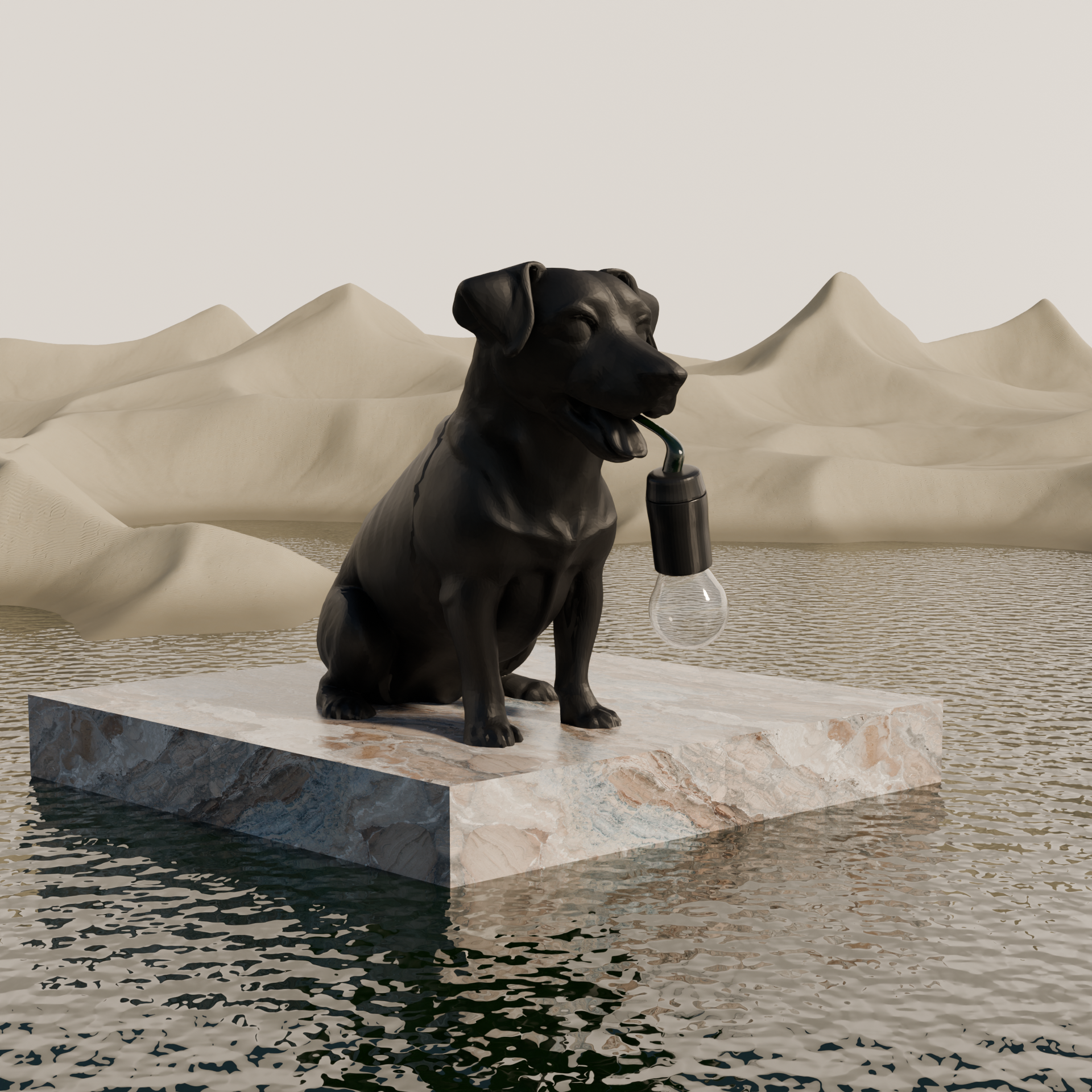 Jack Russell Terrier table lamp