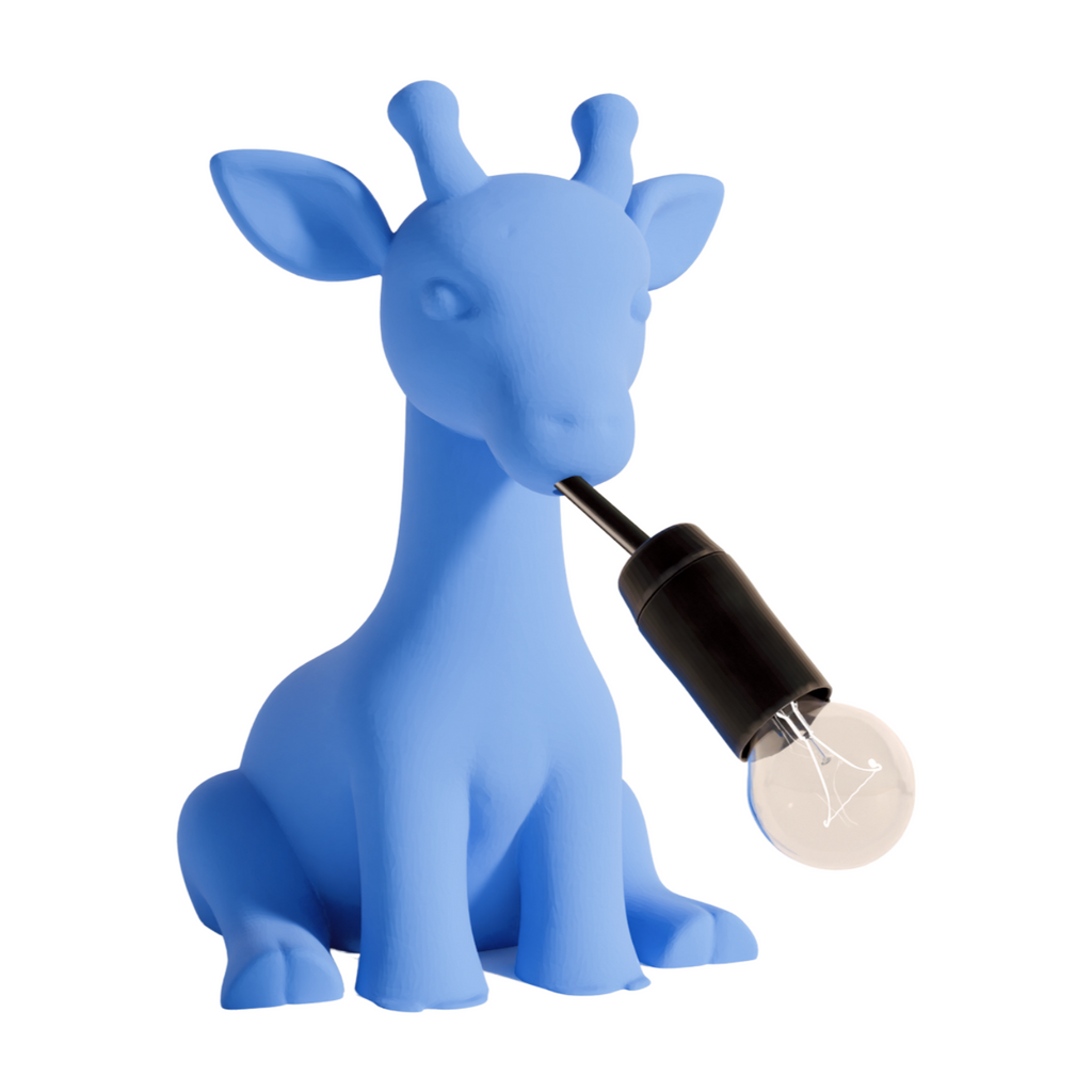 Lampada da tavolo a forma di giraffa