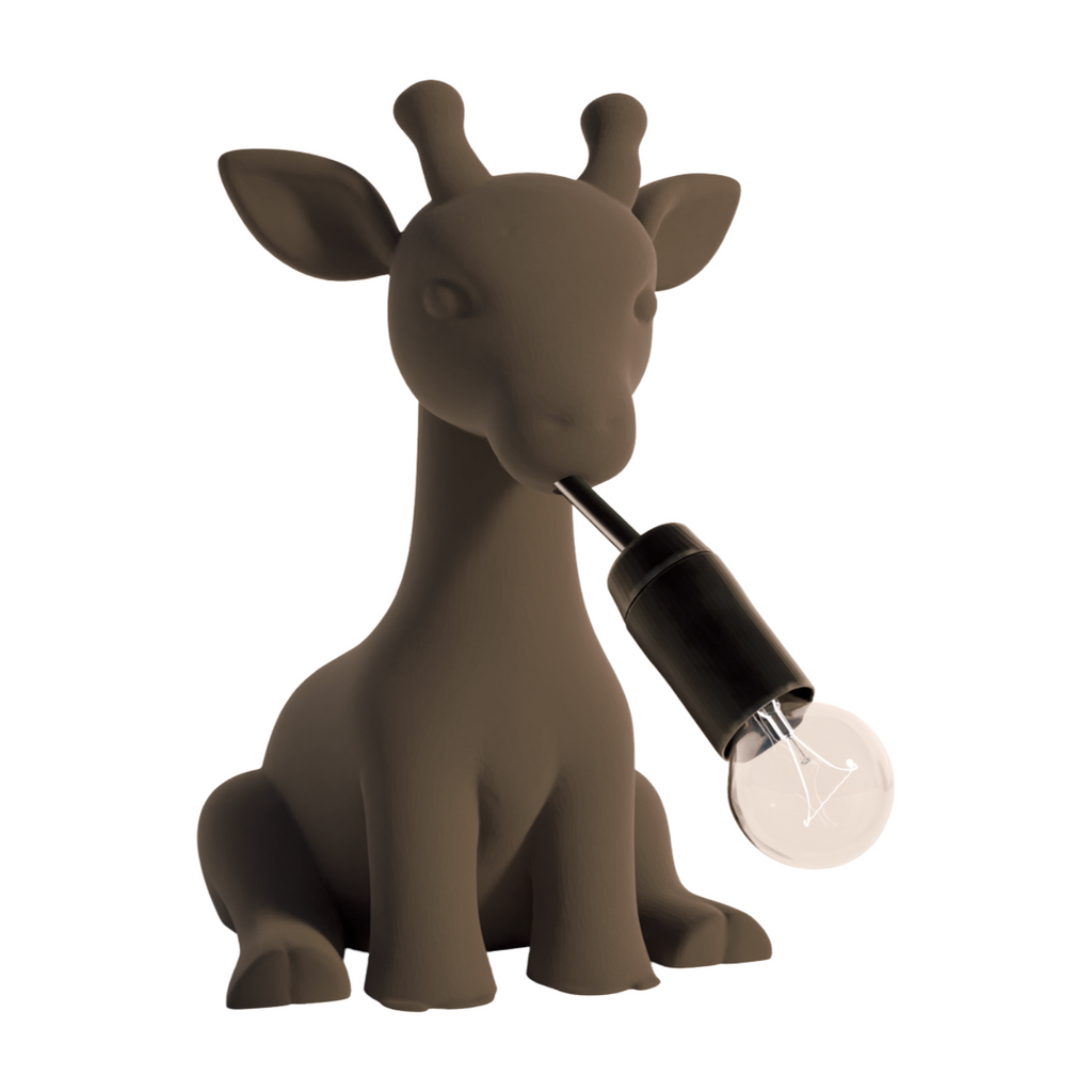 Lampada da tavolo a forma di giraffa