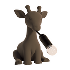 Lampada da tavolo a forma di giraffa