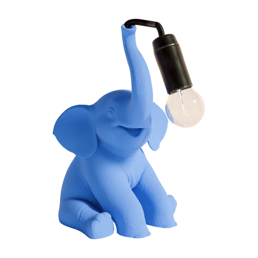 Lampada da tavolo a forma di elefante