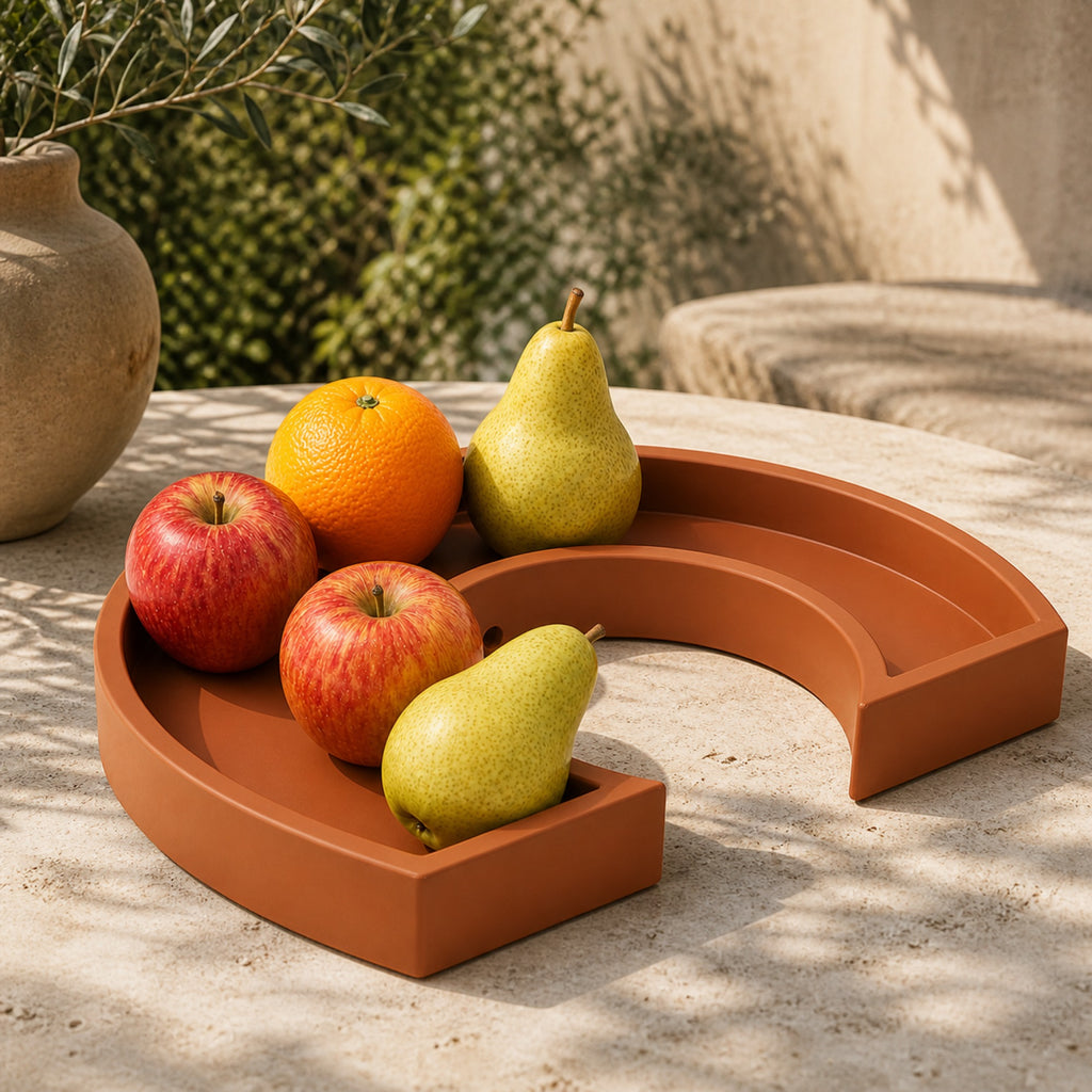Arco Fruit Bowl - Brown