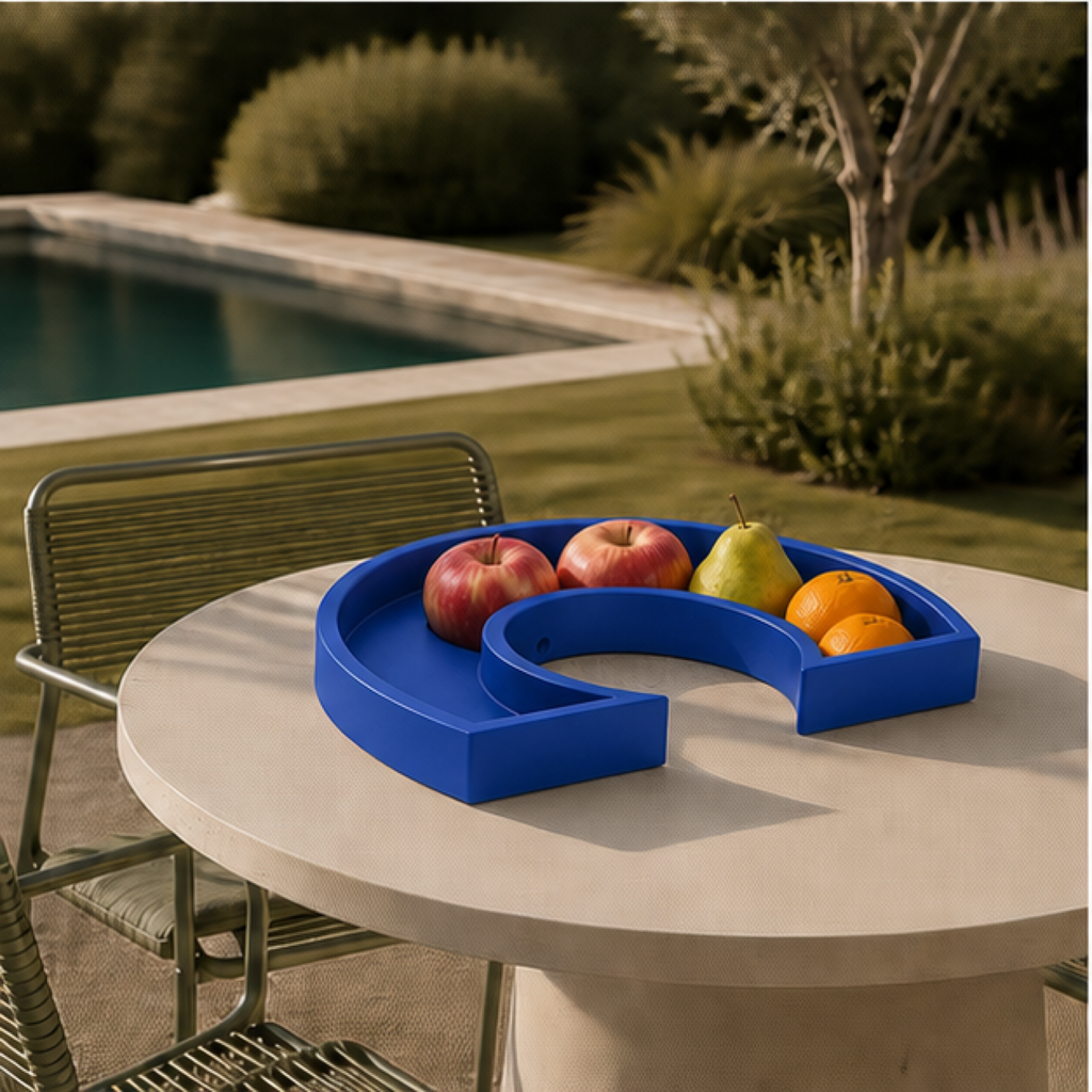 Arco Fruit Bowl - Royal Blue