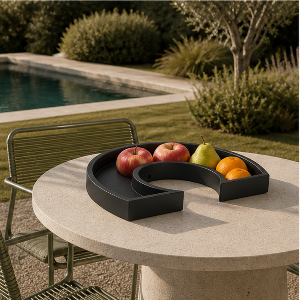 Arco Fruit Bowl - Black