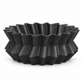 Amandera Fruit Bowl – black front empty amandera fruit bowl