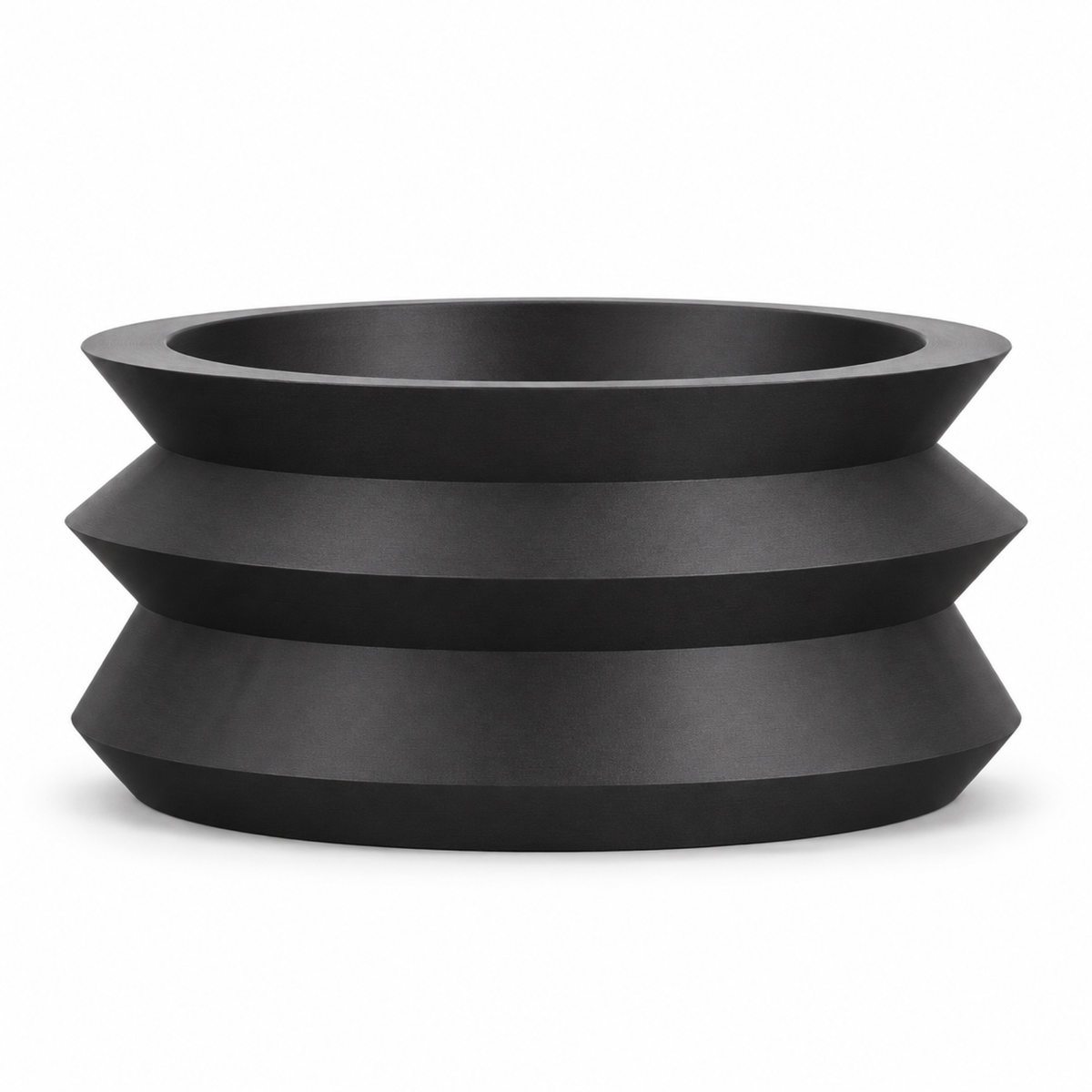 Bresivelle Fruit Bowl – black front empty bresivelle fruit bowl