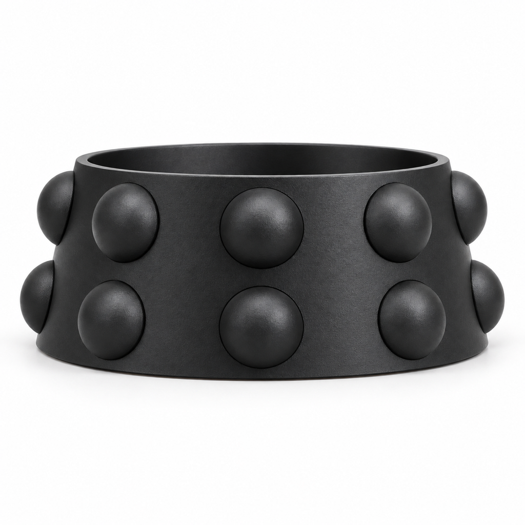 Conerelle Fruit Bowl – black front empty conerelle fruit bowl
