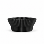 Cortona fruit bowl – Black front empty