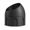 Cupola Fruit Bowl – black front empty cupola fruit bowl